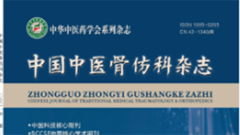 奇正白脈軟膏時(shí)效性研究見刊核心期刊《中國中醫(yī)骨傷科雜志》