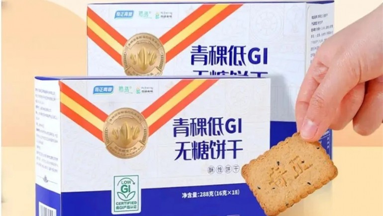 奇正青稞低GI無糖餅干上線西藏航空，為乘客提供健康輕食新選擇
